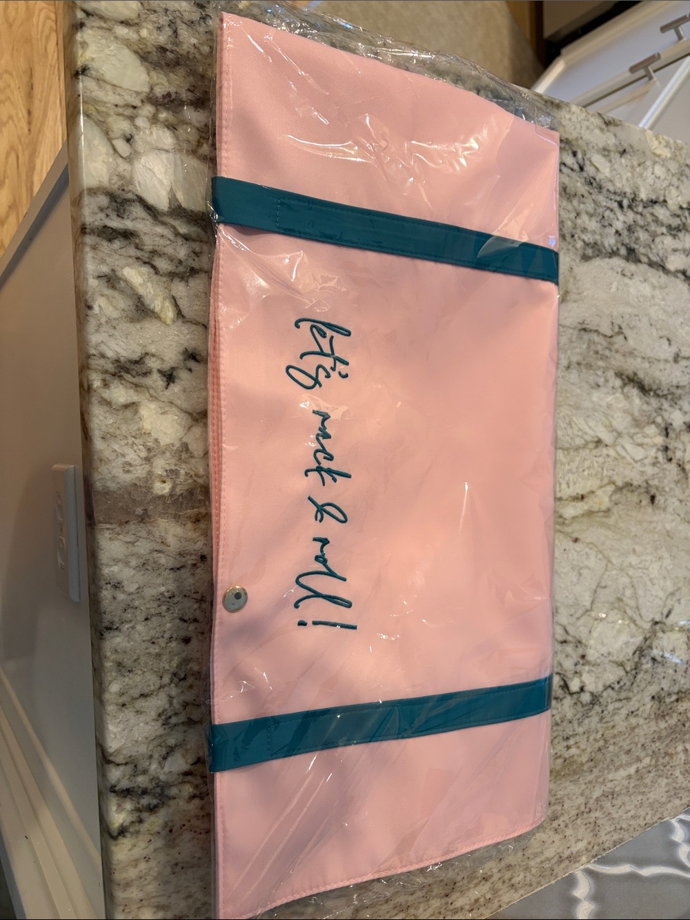 Oh My Mahjong Rack & Roll Storage Bag - Light Pink